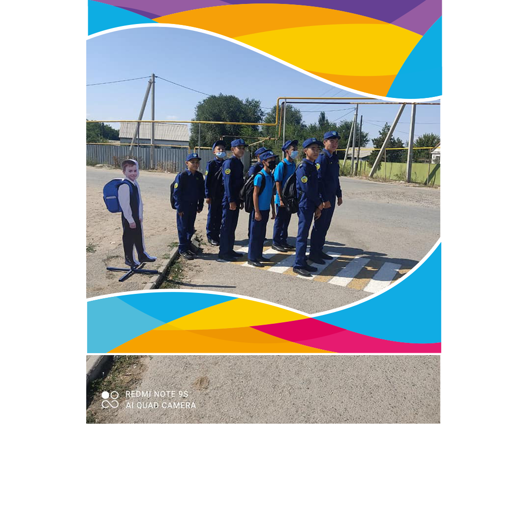 Оқушылардың қауіпсіздігін сақтау мақсатында мектебімізде "Жол қауіпсіздік"ережелеріне байланысты "Абайлаңыз балақай!атты апталық өтуде.