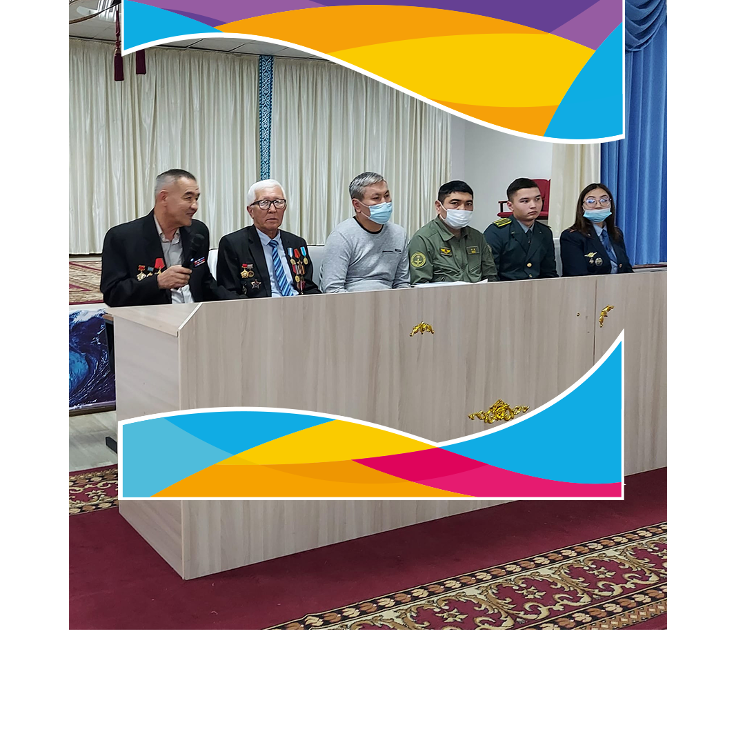 Мектебімізде 10.02.22 күні Ауғанның соғысының аяқталуына 33 жыл толуына орай «Ауғанның отты жылдары»тақырыбында АӘД пәнінің мұғалімі А.Қақпақовтың ұйымдастыруымен жасөспірімдерді патриоттық тәрбиеге үйрету жолында кездесу болып өтті