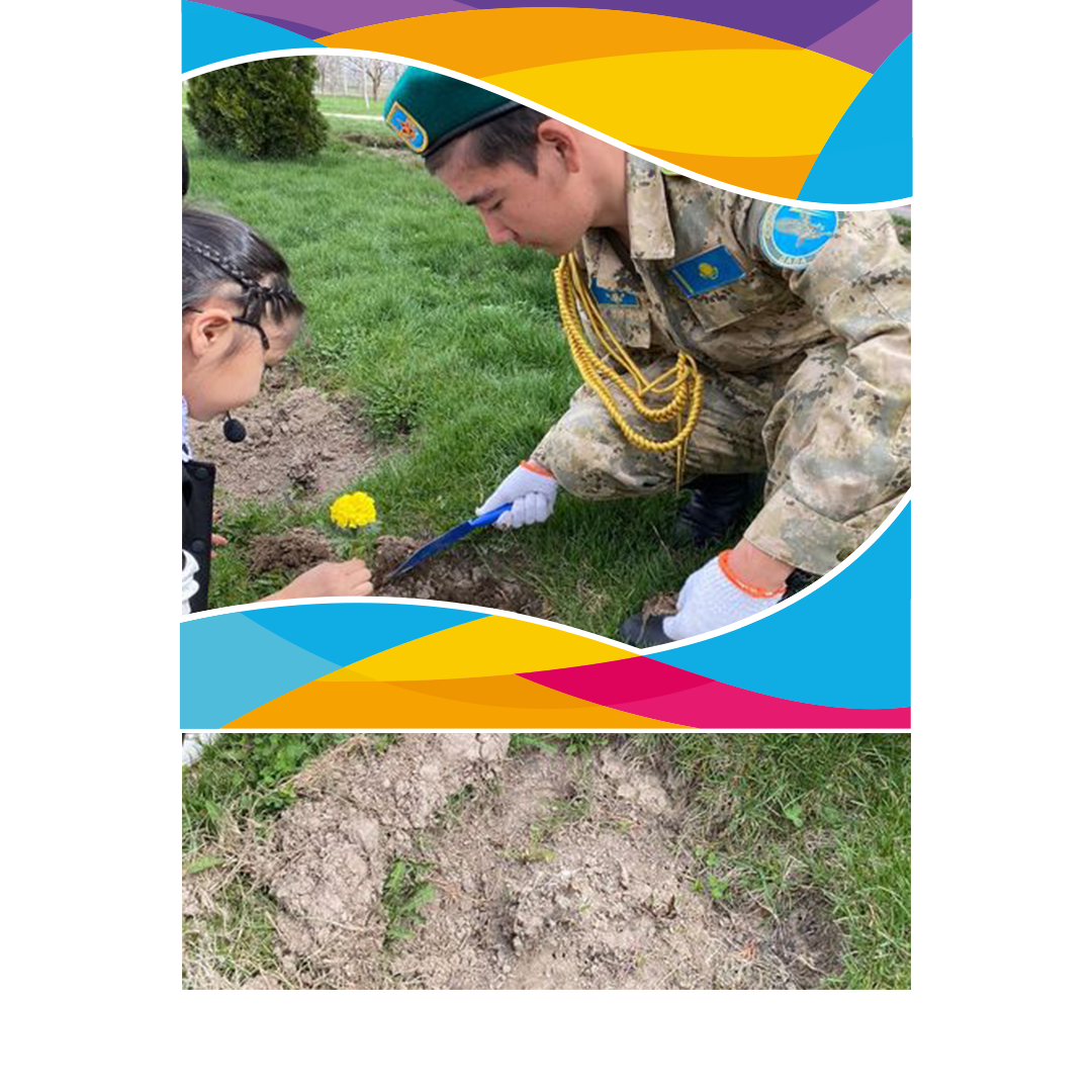 Мектебімізде "Табиғатты аялайық" акция аясында мектебіміздің маңайына оқушылар  гүл егіп,  өздеріңің тұратын үйлерінің бау-бақшаларындағы ағаштарды әктеп,көгалдандыру жұмыстарын жүргізуде.