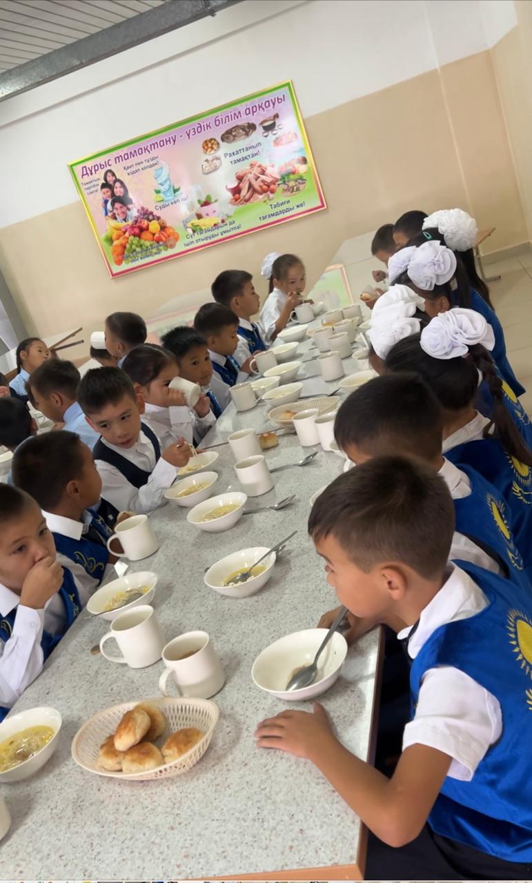 Мектеп асханасының бір күні